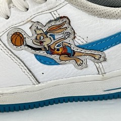 Nike Air Force 1 Space Jam Hare Bugs Bunny Lola Bunny Blue White DM3356-100 10C