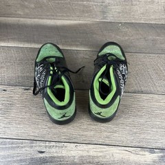 Nike Jordan 317164-031 RARE 2007 NU Retro 1 Low Kid Black/Green Shoes Size US 6Y