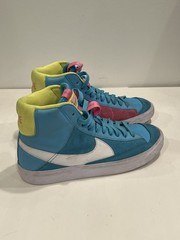 Nike Blazer Mid ’77 Dance DQ6084-400 Youth Size 5Y Shoes Blue Pink Green Sneaker
