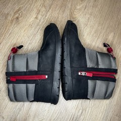 UGG Kids Puffer Boot WP Winter Weather Size 4 Treadlite Waterproof Gray Black