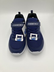 Skechers Unisex-Child Dynamatic, Navy Blue Boys Size 4.5 Sneakers