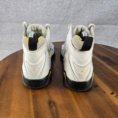 Jordan True Flight GS White Black Yellow Kids Basketball Shoes 343795-107 4.5Y