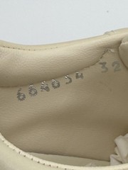 Gucci Beige Rainbow Star Lace-Up Low Top Athletic Sneaker 666054 size 32