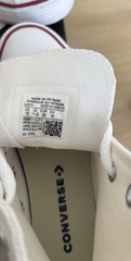 Converse Chuck Taylor All Star High Top Kids Youth Size 12 White Canvas Sneakers