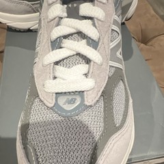 New Balance FuelCell 990v6 Kids Sneakers Gray/White Suede US 4 EU 36 GC990GL6