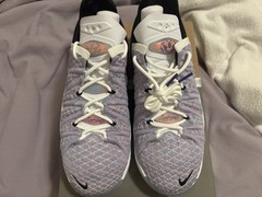 Nike LeBron 18 XVIII Graffiti Multi Color Chlorine Blue Black Youth Size 6