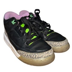 Nike Air Jordan 3 Retro SE GS Youth/Boys 4.5Y Pre-Owned Green Sneaker DA2304-003