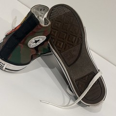 Converse camouflage camo Junior Size US 5 UK 4,5 EU 37,5 burger and fries 🍔🍟