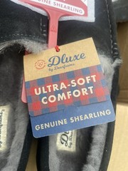 Kids Dluxe By Dearfoams Cognac Shearling Slippers – Size 5 NEW!!