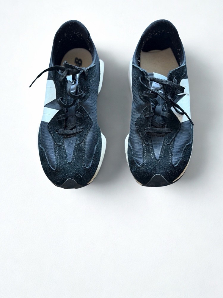 Youth New Balance 327 Sneakers Black And White Size. 6.5 W With The Original Box