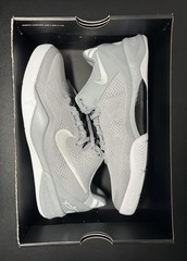 Nike Kobe VIII 8 GS WOLF GREY White Sneaker 2024 FN0266 003 Size 5.5Y