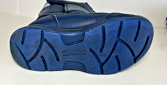 Lands’ End Kid’s Size 12M Winter Snow Rain Blue Puffer Boots Insulated Pull-On