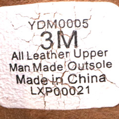 Twisted X Bomber YDM0005 Distressed Brown Leather Loafers Boat Shoes Youth 3 M
