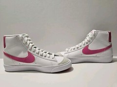 Nike Blazer Mid 77 Classic White Pink Youth Kids Shoes Sz 6.5Y (DA4086-118)