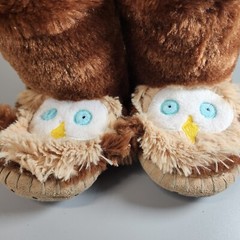 Owl Slippers Hatley Slouch Youth Medium M 8 – 10 Children Kids Plush BOLO OLO