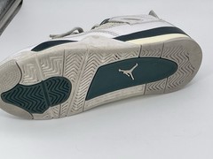 Air Jordan 4 Retro Oxidized Green White Dark Green GS Youth 2Y BQ7669-103