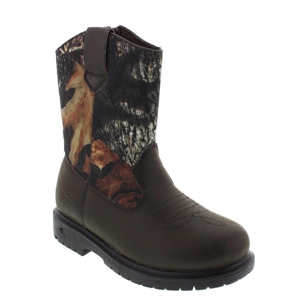 Deer Stags Tour Pull-On Boot Little Kid/Big Kid,Camouflage/Brown,6 M US Big