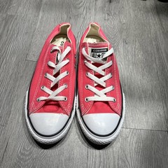 Converse All Star Junior Hot Pink Low Top Sneakers 664464F Size 4 / W 6