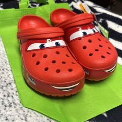 Crocs Classic Clog Lighting 🏎️ McQueen Junior 2 Brand New With Tags.