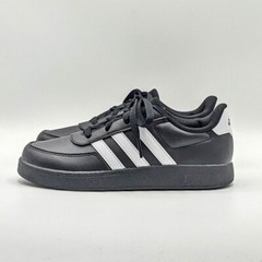 Adidas “Breaknet 2.0” Kid’s & Youth Lifestyle Court Lace Shoes (Black/White) NEW
