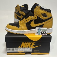 Air Jordan 1 High OG Pollen Kids Size 4.5Y Youth (GS) (UK4/EUR36.5) 575441-701