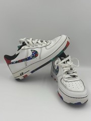Nike Air Force 1 LV8 GS White Multi Color CU4632-100 Youth Size 6.5Y EU 39