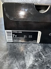 Nike Kyrie 2 II GS Wolf Grey Omega Cool Marble Oreo Irving 826673-004 7y EU 40
