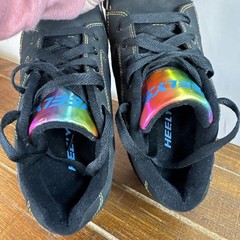 Heely’s Propel 2.0 Black/Neon Multi Rainbow Youth Size 5