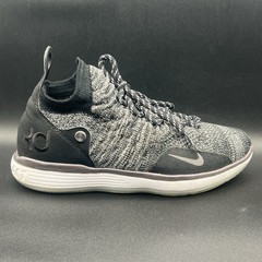 2017 Nike KD 11 Black Grey Flyknit – Kids Youth Size 7Y Women’s Size 8.5 USED