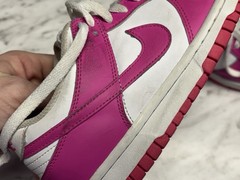 Nike Dunk Low Laser Fuchsia Pink GS Size FB9109-102 Size 5Y Youth Girls