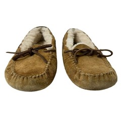 UGG Dakota Slip On Shearling Moccasin Chestnut Slippers Unisex Big Kids Size 3