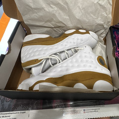 Jordan Air Jordan 13 Retro GS White/Wheat Mid Top Sneakers 7Y DJ3003-171