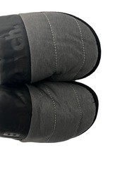 Bench Juniors Kid’s Grey Puffer Slippers Sherpa Quilted Slide On FiberFill (S04)