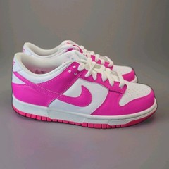 Nike Dunk Low GS FB9109-102 – Size 5Y – Kids Sneakers – White/Pink/Fuchsia