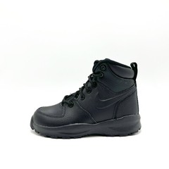 *NEW* Pre-School NIKE MANOA LEATHER PS Boot BLACK (BQ5373 001), Sz 10.5 – 3.0
