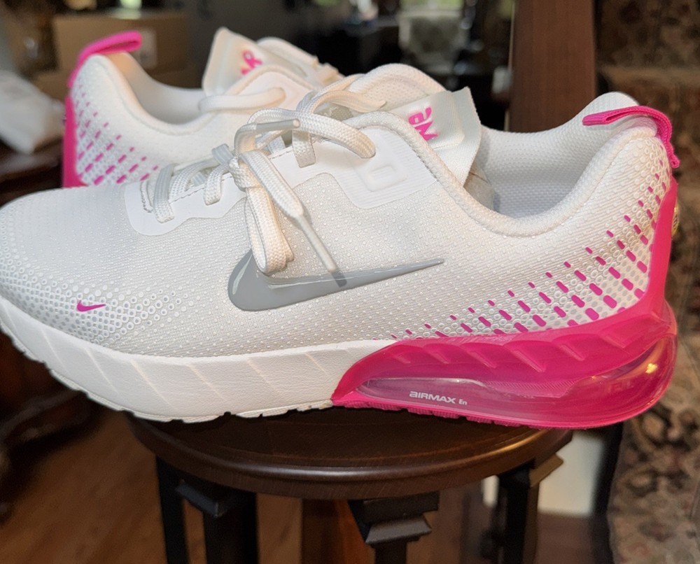 Nike Air Max Phoenix „Summit White/ Wolf Grey/Laser Fuchsia“ Size 5Y