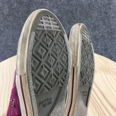 Converse Shoes Junior 6 One Star Sneakers Purple Canvas Cap Toe Lace Up Casual
