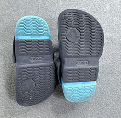 Crocs Clog Sandals Toddler Kids Size 7 C7 Blue Slip On Comfort Beach Vacation