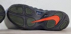 Nike Air Foamposite Pro Mid Sequoia Black Suede (644792-300) Shoes Size 6Y (GS)
