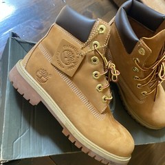 Juniors Timberland Premium 6″ WP Boot – Wheat Nubuck TB 012909 713 Size 4.5