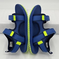 Oshkosh B’gosh Kids Sandals Size 11 M Blue Neon Green Sandals Adjustable Straps