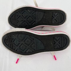 Kid’s Converse Chuck Taylor All Star Double-Tongue Sneakers Pink Grey Size 10.5