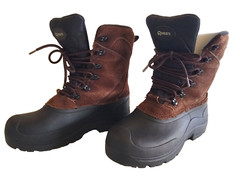3M Quest Thinsulate Boots Youth Size 5 Winter Snow Ice Mud Brown/Black QCWBB004