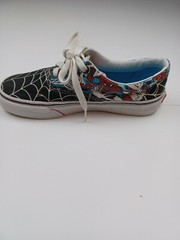 KIDS VANS ERA X Marvel Comics Spiderman Shoes Size 3.5 Limited Edition 2013