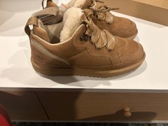 UGG K LOWMEL Shearling Lined Chestnut