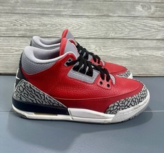 Jordan Air Jordan 3 Retro SE (GS) Fire Red/Cement Grey 7Y CQ0488-600