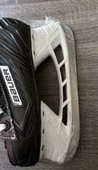 Bauer XLS Ice Hockey Skates Size 1 Black/White/Green Lace-Up Pair