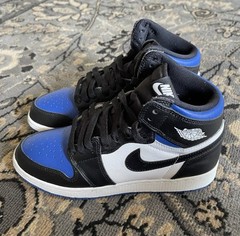Nike Air Jordan 1 Retro High Game Royal Toe 575441-041 Youth GS Size 6Y