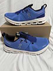 On Cloud Sky Unisex Kids Sneakers Ultramarine/Indigo Low Top Lace Up 4.5
