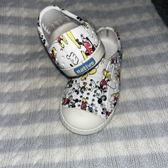 Disney Native Mickey Mouse C5 Unisex Children’s Shoes White Slip-On Waterproof